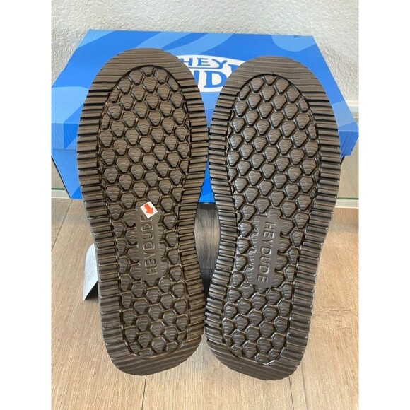 Hey Dude Bradley Boot Leather Brown Men's 12 New In Box Slip On Water Resistant - Picture 6 of 9